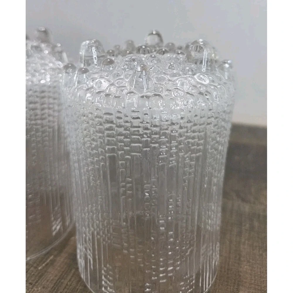 Iittala Ultima Thule Highball Crystal Glasses Finland Set of 2